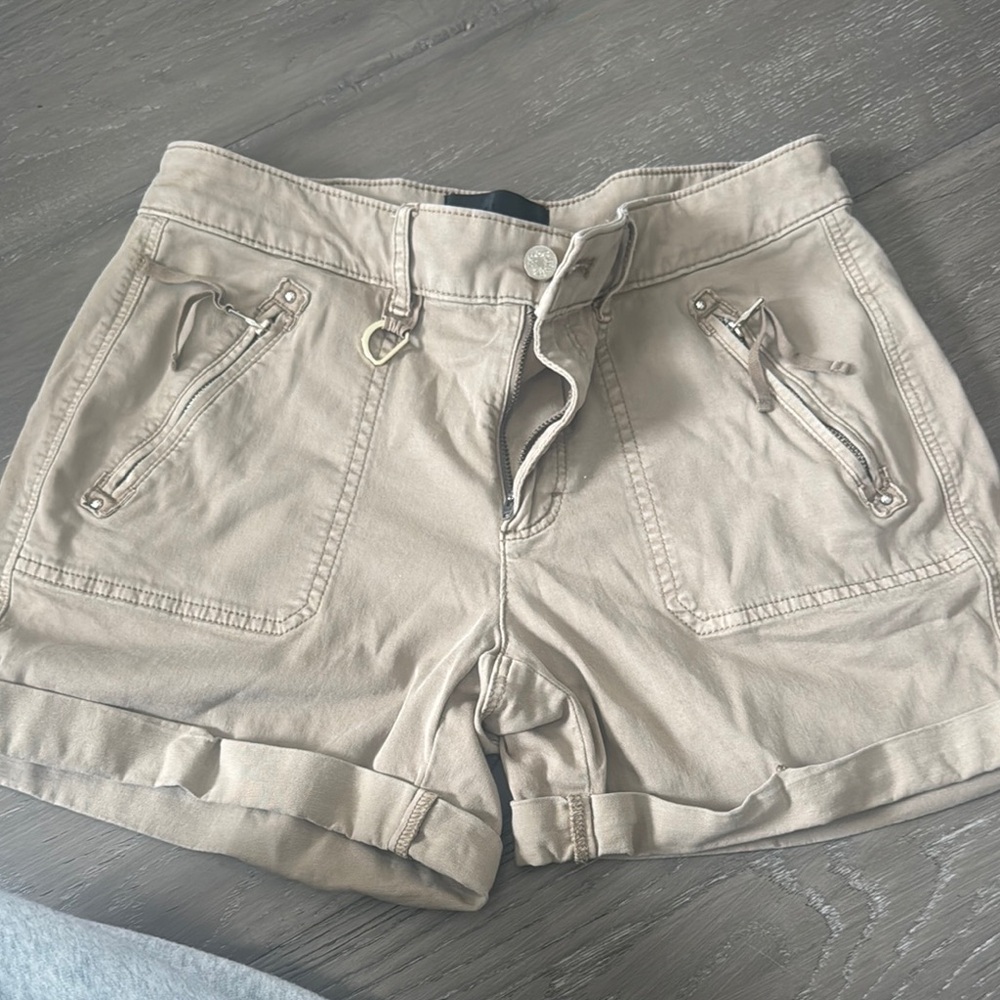 Women's Tan Casual Shorts
